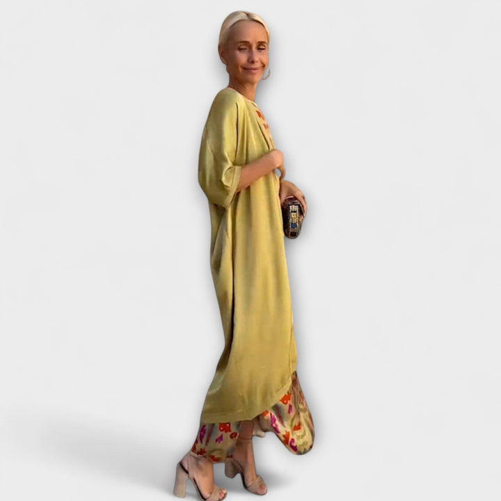 Elveria – Maksimalinė suknelė su atitinkančiu kardiganu