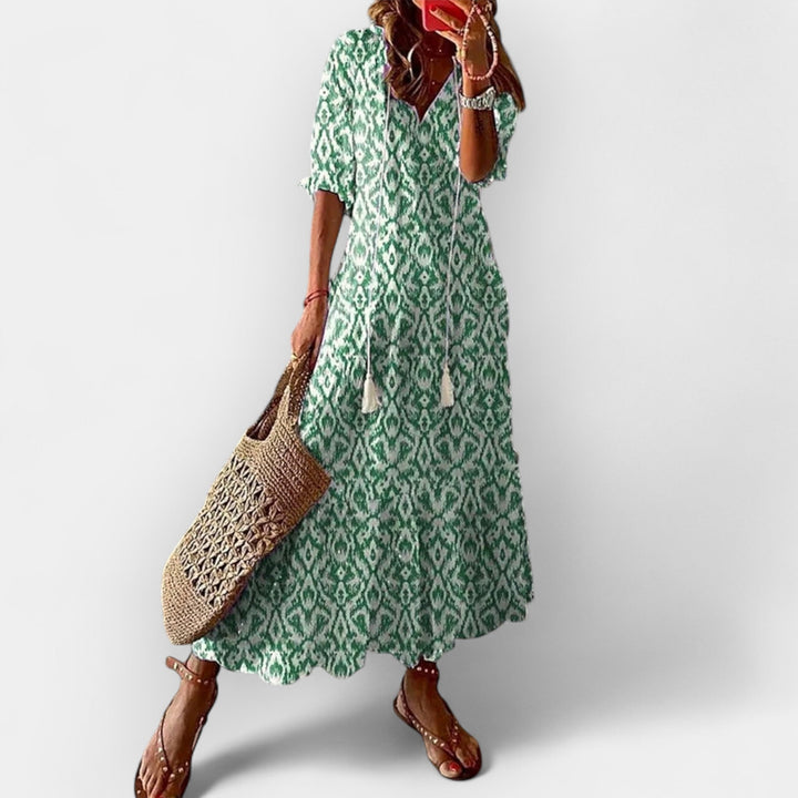 Boho Stiliaus Maksimalus Suknelė