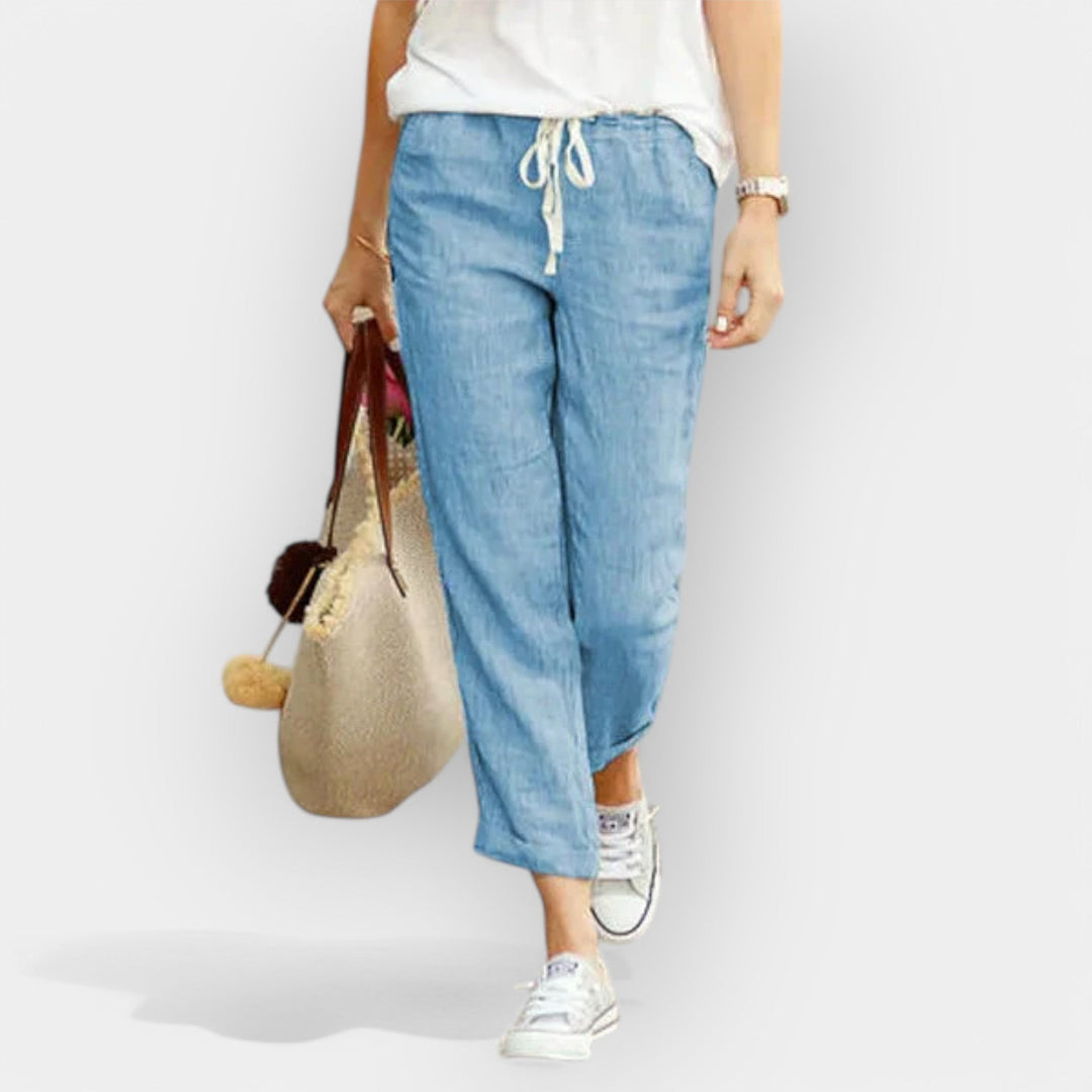 Lengvos Medvilninės Kelnės